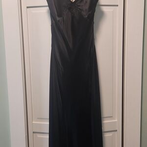 Express Black Satin Wedding Dress